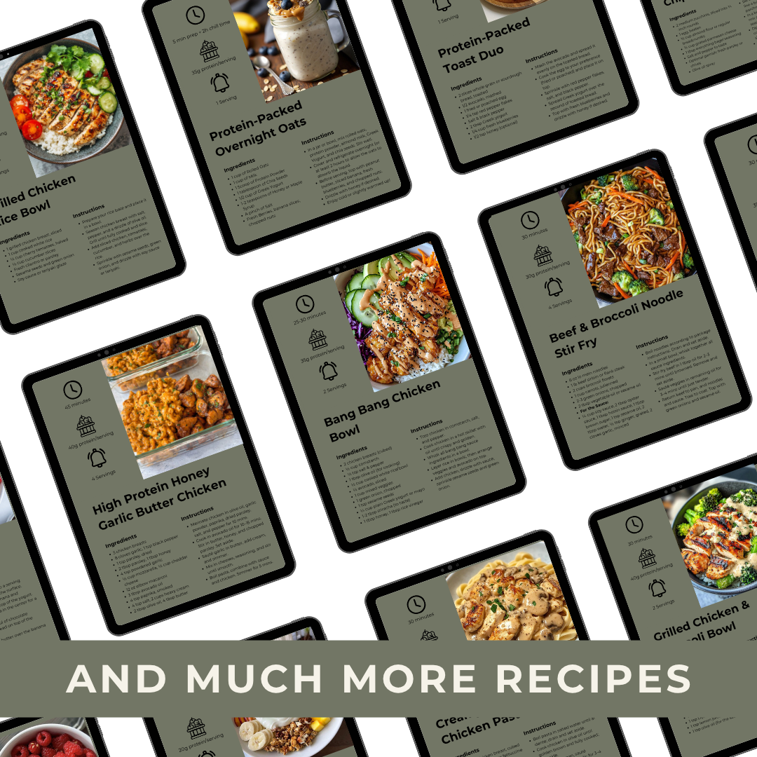 Recipe Book + Free Complete Guide For Fat Loss
